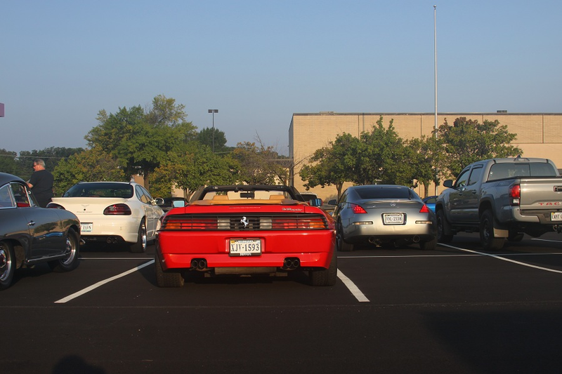 Both Ferraris I saw were Rosso Corsa.